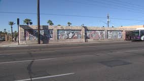 Artists team up to restore neglected mural in Phoenix neighborhood