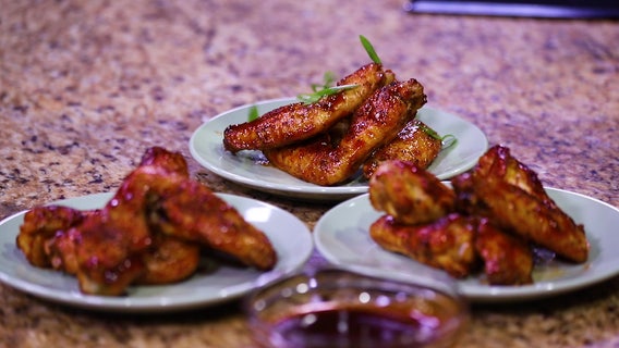Recipe: Chicken wings with Chinatown barbecue sauce