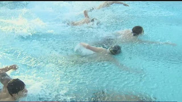 Valley residents participate in the Peoria Polar Plunge to raise money for free swim lessons