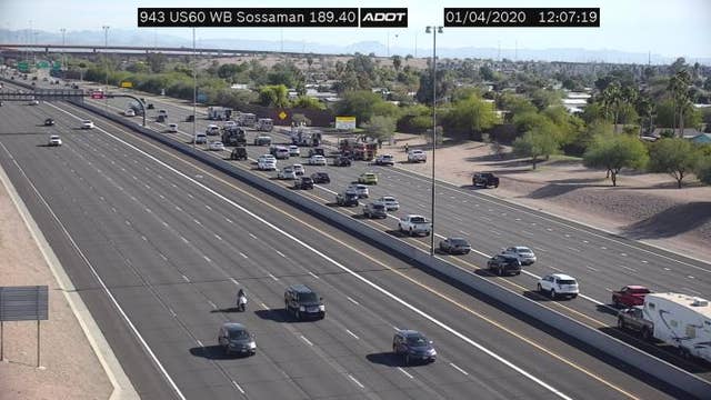 FD: 2 critical after crash on US-60 in Mesa