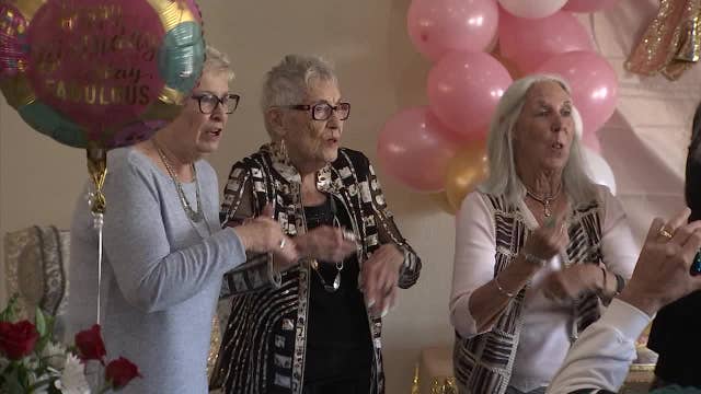 With family and friends, Valley woman celebrates 105th birthday