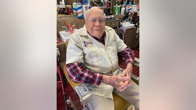 Happy birthday, Joe! Mesa barber celebrates 99th birthday