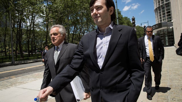 New York, feds sue 'Pharma Bro' Martin Shkreli for 'scheme' to keep drug price up