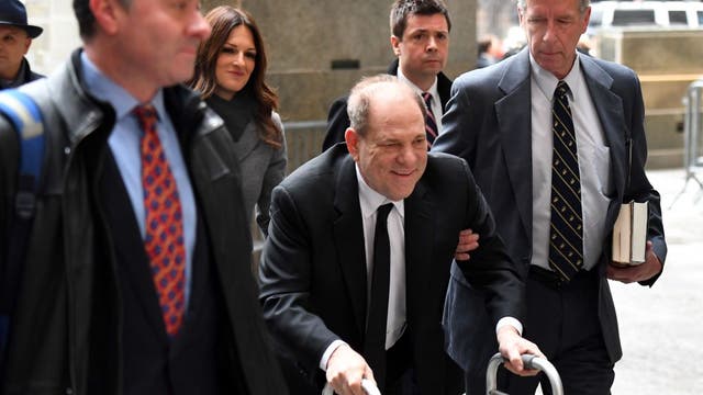 Harvey Weinstein appears in court for start of criminal trial in New York