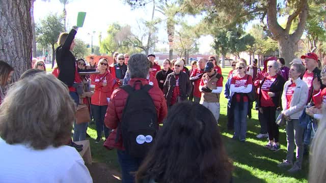 Group of moms gather at State Capitol to rally for common sense gun laws in Arizona