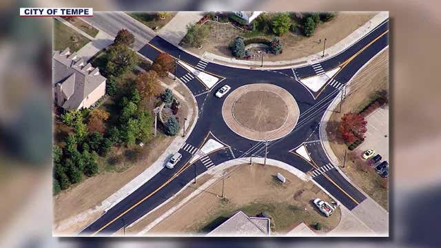 Road crews getting ready to add 2 new roundabouts in Tempe