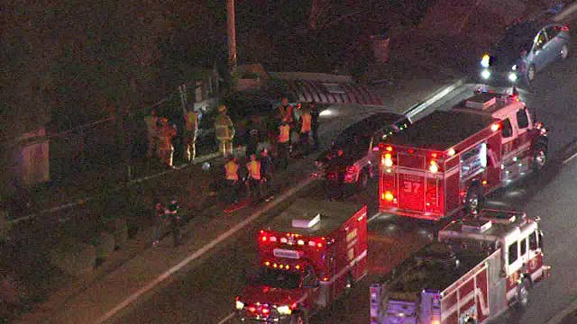 Phoenix Fire: 4 people suffered serious injuries after car crashed into North Phoenix bus stop