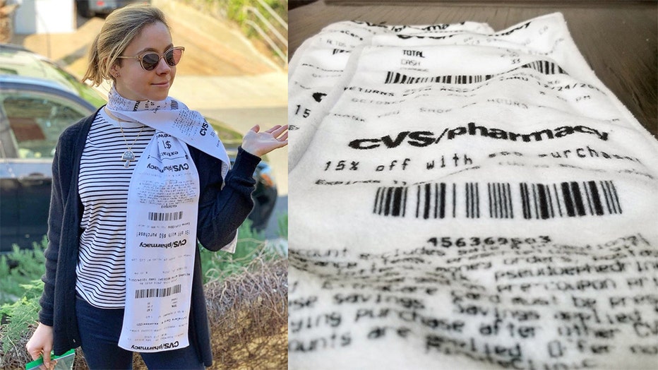 Cvs deals receipt scarf