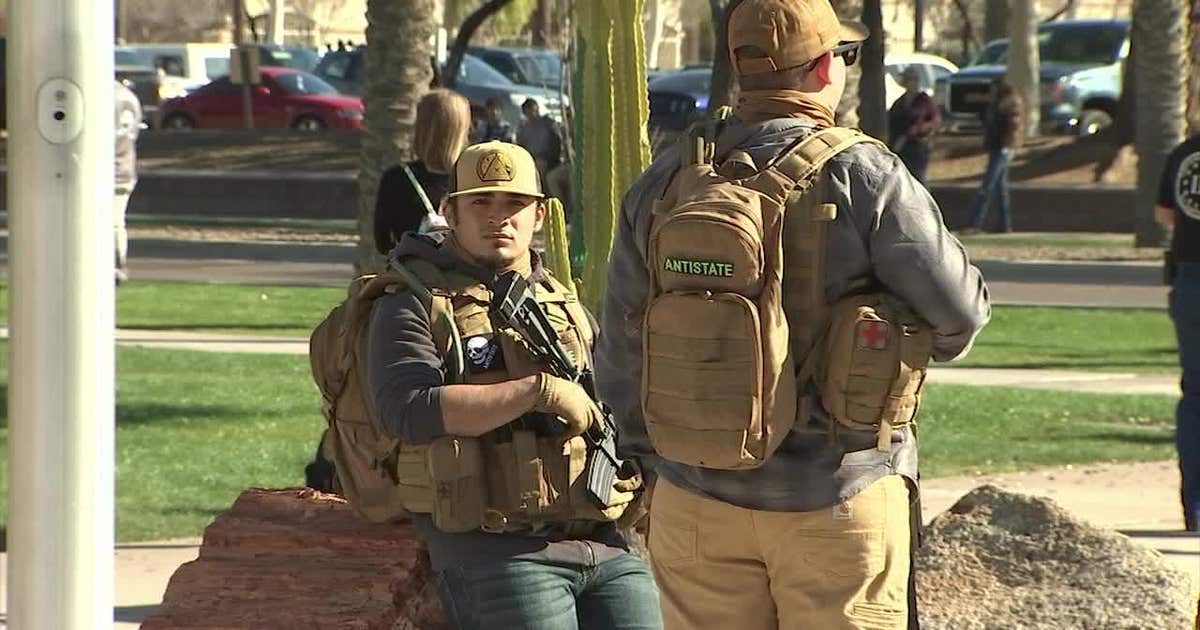 Gun rights supporters gather for 2nd Amendment rally at Arizona State ...