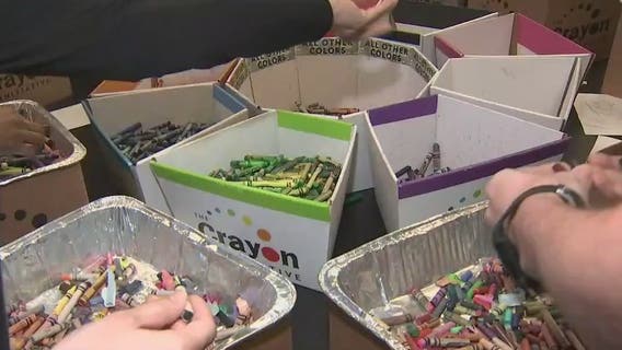 The Crayon Initiative: Recycling old crayons for sick children