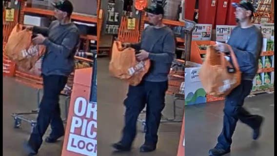 Phoenix Police search for man accused of stealing from Home Depot store