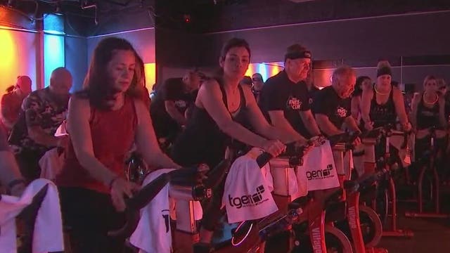 Hundreds cycle in 'Fitness for the Cure' to fight cancer