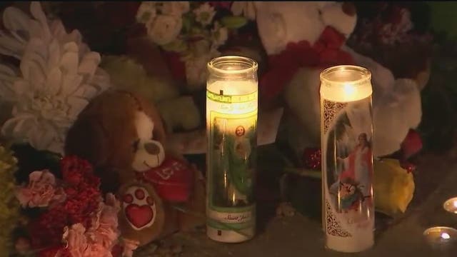 Teen dies a day after a crash near a Gilbert high school, loved ones set up a vigil