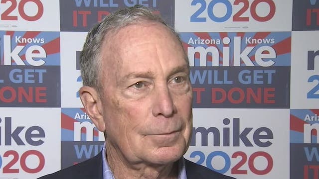 Democratic presidential candidate Michael Bloomberg opens office in Phoenix