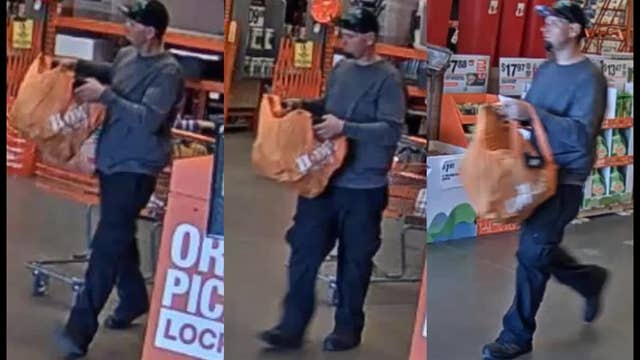 Phoenix Police search for man accused of stealing from Home Depot store