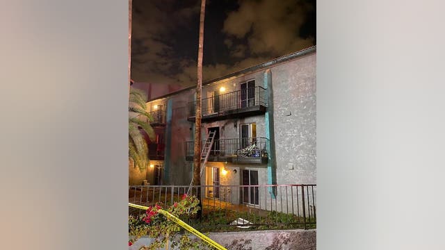 6 residents displaced after fire damages west Phoenix apartment building