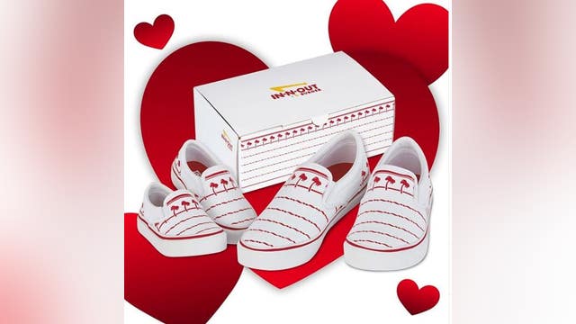 In-N-Out's newly released 'Drink Cup Shoes' featuring popular logo become instant hit
