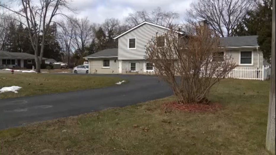 The Shelby Township home that was broken into.