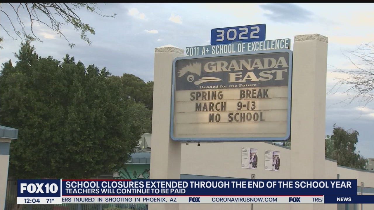 Gov. Ducey announces Arizona schools closed through end of school year