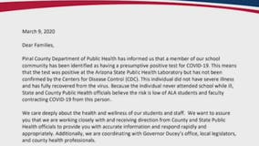 Parents react to Queen Creek student's coronavirus diagnosis