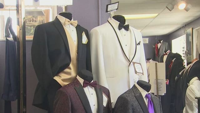 With no events due to coronavirus pandemic, tuxedo shops going through tough times