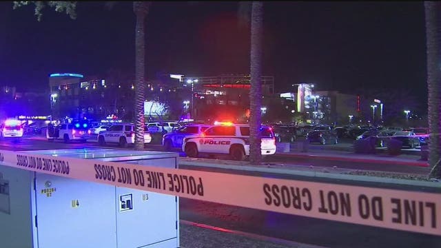 Female shot near Westgate Entertainment District in Glendale