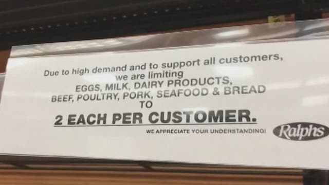 Why are people panic-buying and hoarding bulk items?