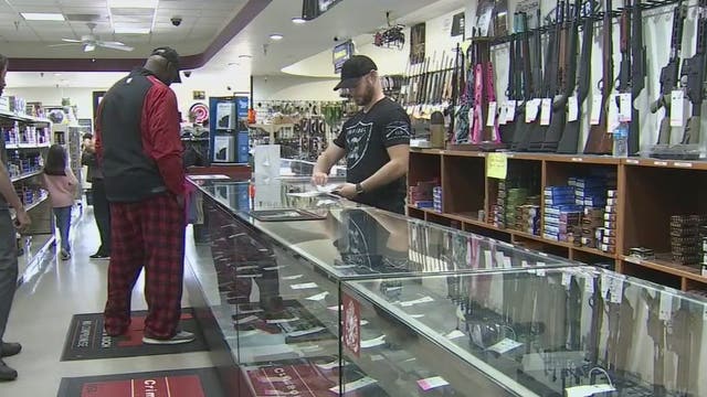 Coronavirus concerns cause gun store owner to see big uptick in handgun and shotgun purchases