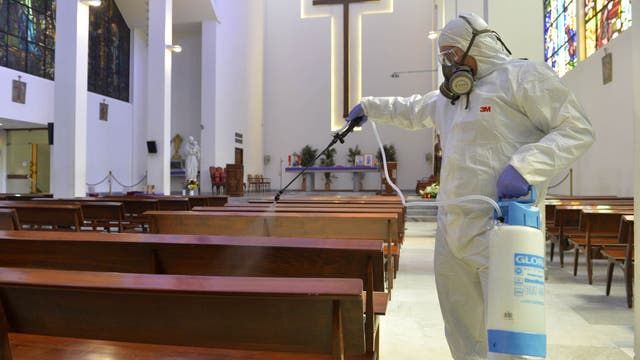 Coronavirus worries prompt changes in many worship services