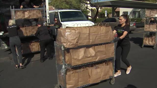 Group delivers grocery to seniors as coronavirus pandemic continues