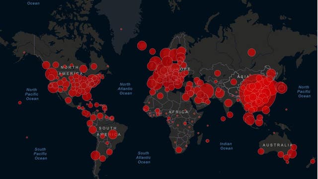 LIVE: Interactive Coronavirus case data and map