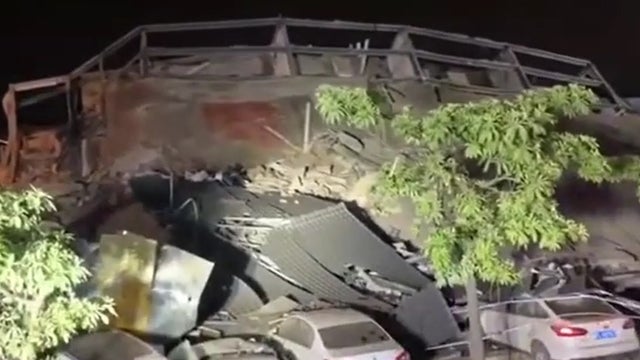 Chinese hotel reportedly used for coronavirus quarantine collapses