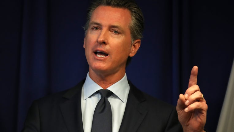California Gov. Newsom And CA Attorney Gen. Becerra Hold News Conference Responding To Trump Revoking State's Emissions Waiver