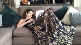New York woman wears different gown each day while working from home during pandemic
