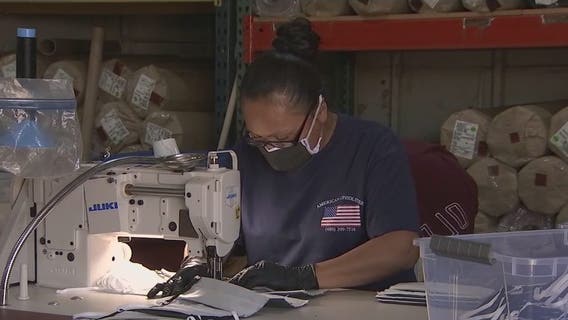 Workers at Arizona upholstery company making masks to meet demand during COVID-19 pandemic