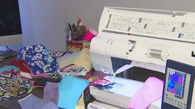 Arizona woman makes masks for healthcare workers amid COVID-19