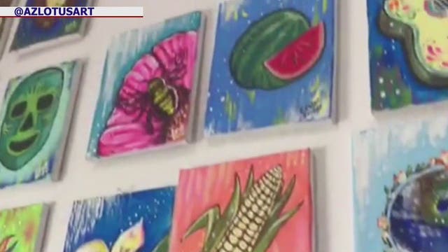 Phoenix artist holds free, online painting sessions, bringing art to the community