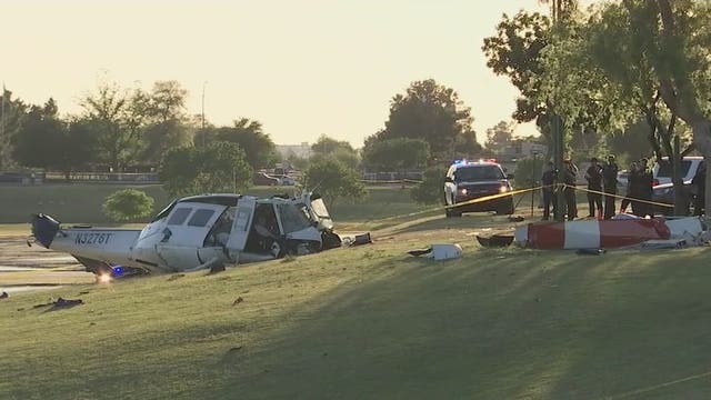 Police: 1 dead following helicopter crash in Mesa