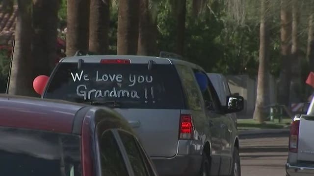 Birthday parade gives Phoenix grandmother a birthday to remember
