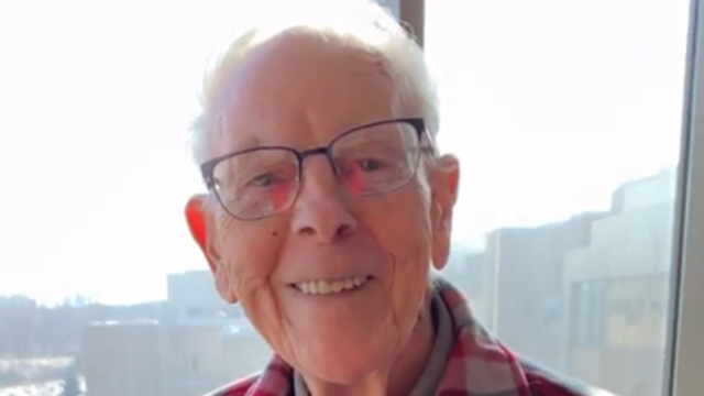 ‘A smile can be very contagious’: 93-year-old veteran shares heartwarming poem from hospital