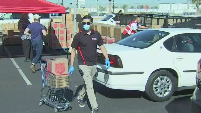 St. Mary’s Food Bank serves Valley families with drive-thru pantry