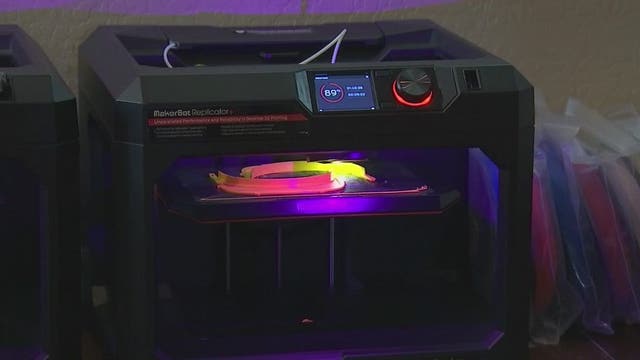 Peoria mother, daughter making face shield frames for frontline medical workers