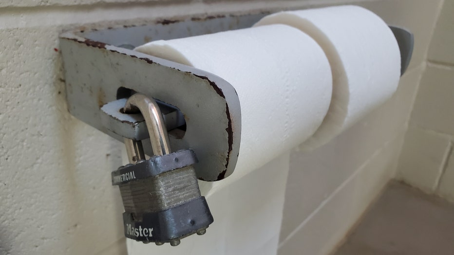 Locked Toilet Paper