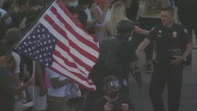 Protesters gather in Downtown Phoenix ahead of statewide curfew