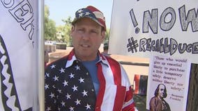 Protesters rally at Arizona capitol, demanding the state reopen amid pandemic