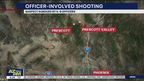 Suspect subdued by K-9 following officer-involved shooting in Prescott Valley