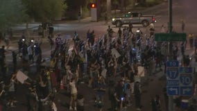 Unrest in Downtown Phoenix amid protest over deaths of George Floyd, Dion Johnson; two arrested