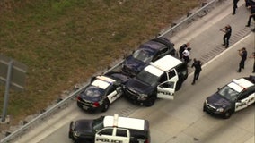 Florida woman arrested after leading police on high-speed chase; child pulled from car's back seat