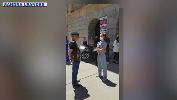 Nurse known for role in anti-lockdown counterprotest raising money for Navajo Nation