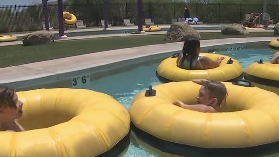 Chandler residents enjoy public pools to cool off during Memorial Day